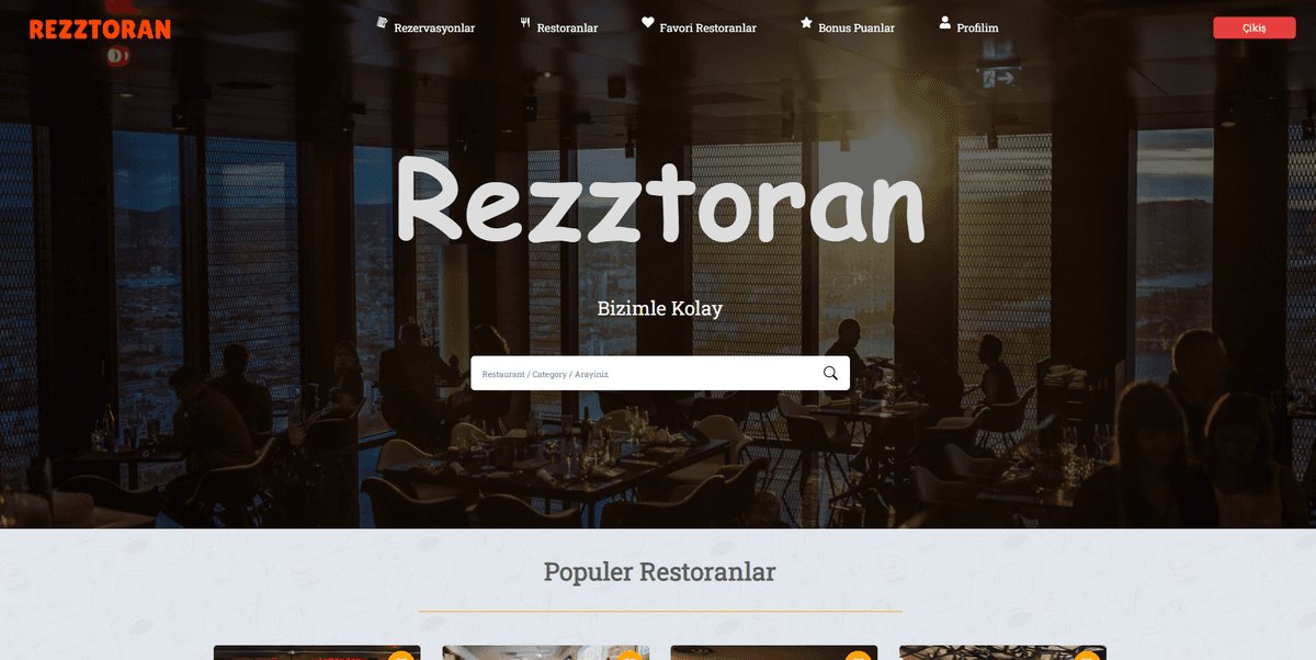 Full-Stack Restaurant Web Application