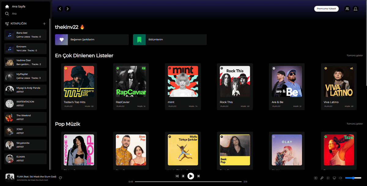 Spotify Web Application